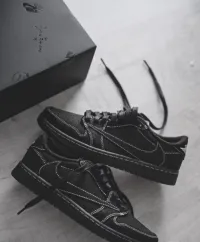 【Flash Sale】Air Jordan 1 Retro Low OG SP Travis Scott Black Phantom DM7866-001 review 0