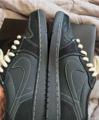【Flash Sale】Air Jordan 1 Retro Low OG SP Travis Scott Black Phantom DM7866-001 review mekhi pitts