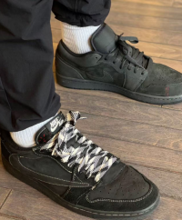 【Flash Sale】Air Jordan 1 Retro Low OG SP Travis Scott Black Phantom DM7866-001 review 0