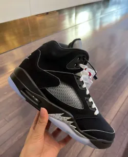 PK God Batch Air Jordan 5 Retro OG Black Metallic Reimagined HF3975-001 review nick caliste