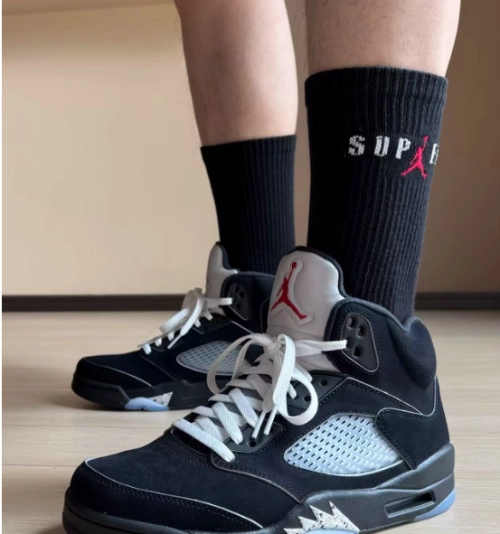 PK God Batch Air Jordan 5 Retro OG Black Metallic Reimagined HF3975-001 review 