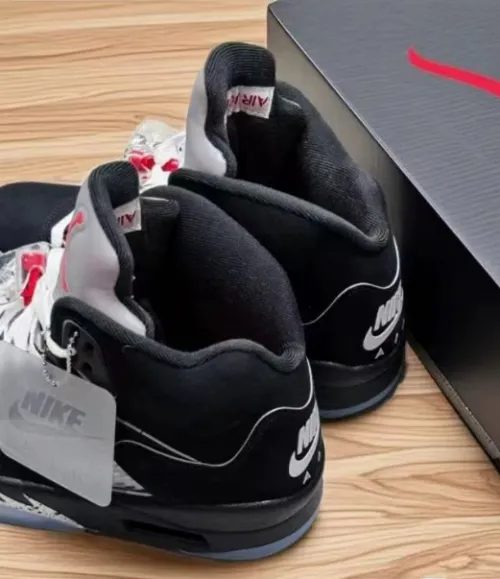 PK God Batch Air Jordan 5 Retro OG Black Metallic Reimagined HF3975-001 review 