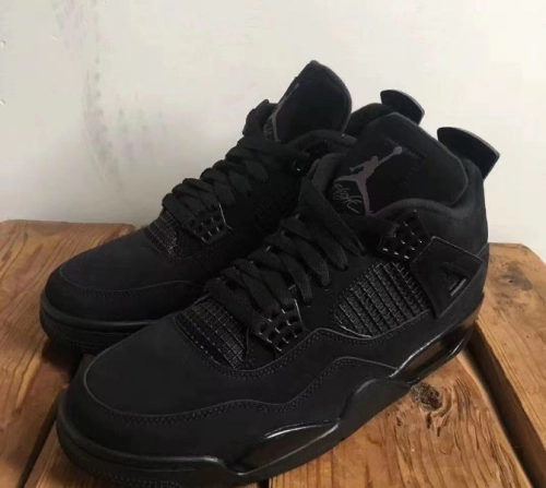 PK God Batch Air Jordan 4 Black Cat CU1110-010 review 