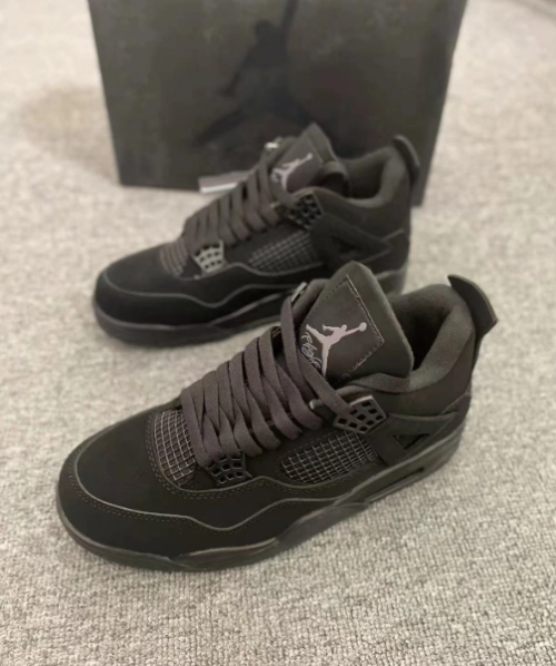 PK God Batch Air Jordan 4 Black Cat CU1110-010 review 
