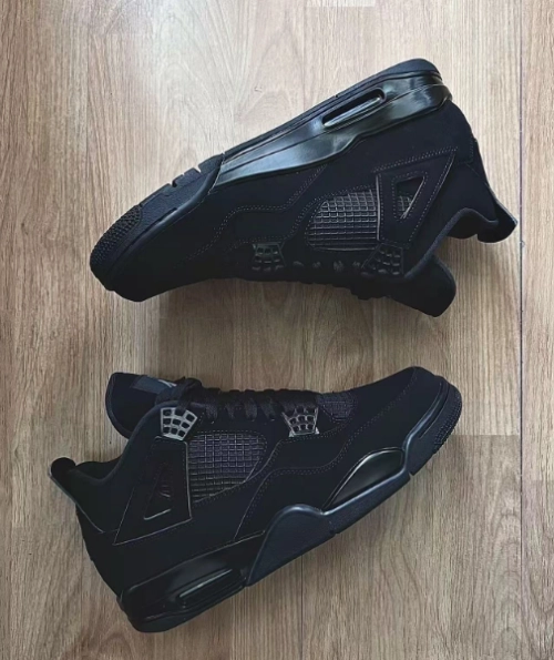 PK God Batch Air Jordan 4 Black Cat CU1110-010 review 