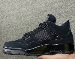 PK God Batch Air Jordan 4 Black Cat CU1110-010 review tre young