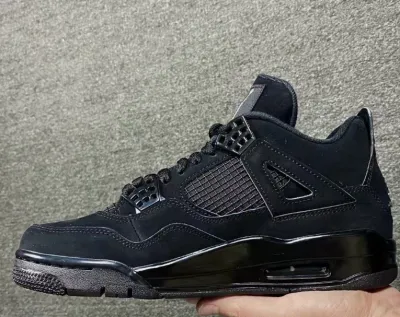 PK God Batch Air Jordan 4 Black Cat CU1110-010 review tre young