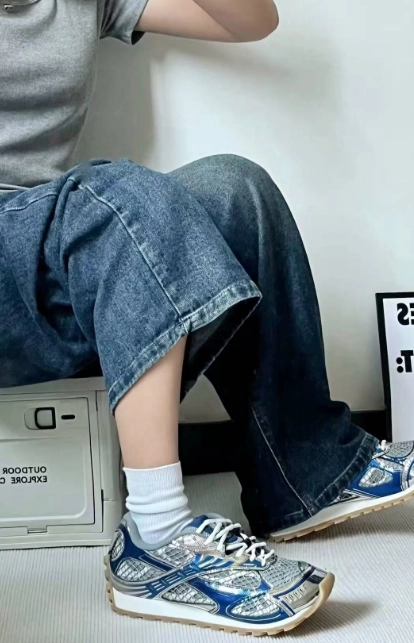 PK God Batch Bottega Veneta Orbit Sneaker Blue review 