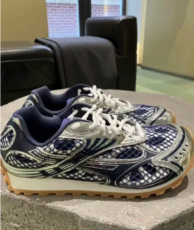 PK God Batch Bottega Veneta Orbit Sneaker Blue review Makiya Smith