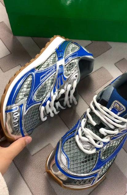 PK God Batch Bottega Veneta Orbit Sneaker Blue review 