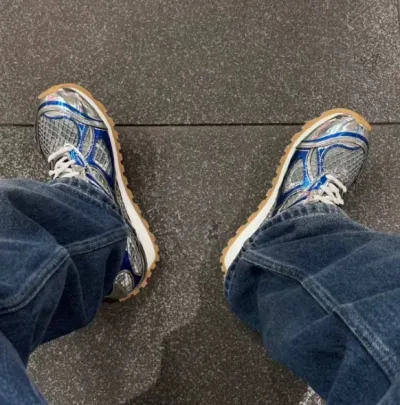 PK God Batch Bottega Veneta Orbit Sneaker Blue review Noah Parker