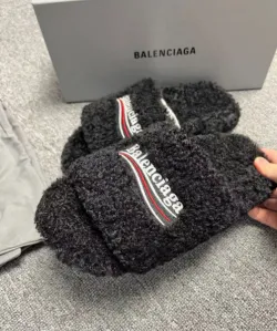 Balenciaga Furry Slides Black review Mav Mitchell