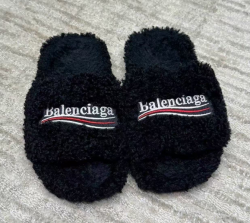 Balenciaga Furry Slides Black review ivan yermolenko
