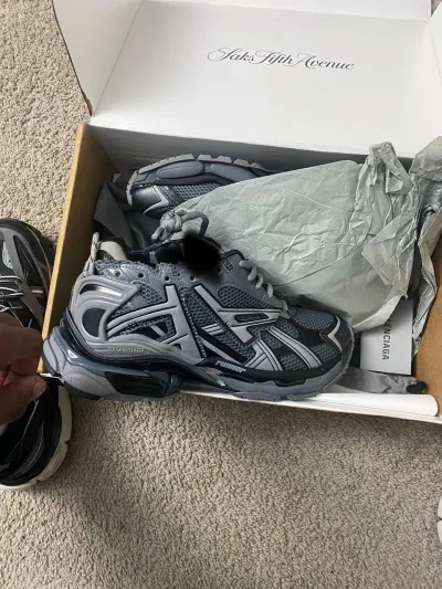 PK God Batch Balenciaga Runner All Black Gray 677402 W3RB2 1515 review D***