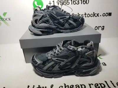 PK God Batch Balenciaga Runner All Black Gray 677402 W3RB2 1515 review J*** 00