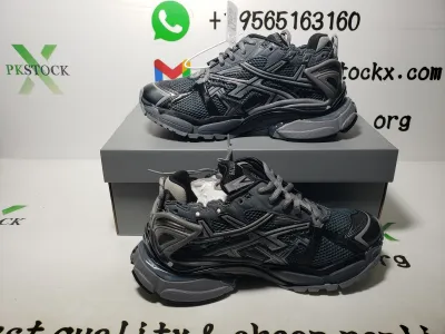 PK God Batch Balenciaga Runner All Black Gray 677402 W3RB2 1515 review J*** 01