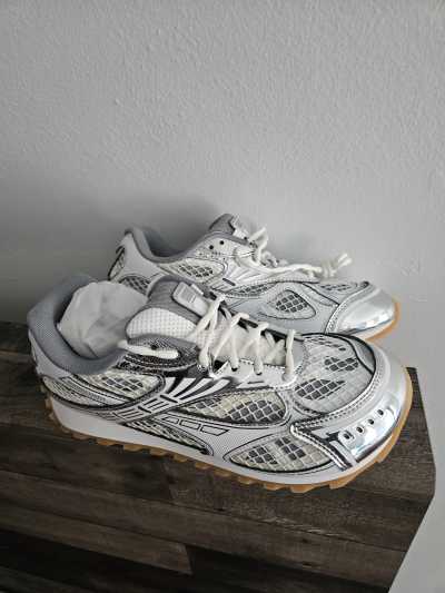 PK God Batch Bottega Veneta Orbit Sneaker Silver review Shaun 00