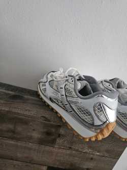 PK God Batch Bottega Veneta Orbit Sneaker Silver review Shaun 03