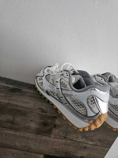 PK God Batch Bottega Veneta Orbit Sneaker Silver review Shaun 02