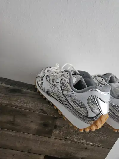 PK God Batch Bottega Veneta Orbit Sneaker Silver review Shaun 02