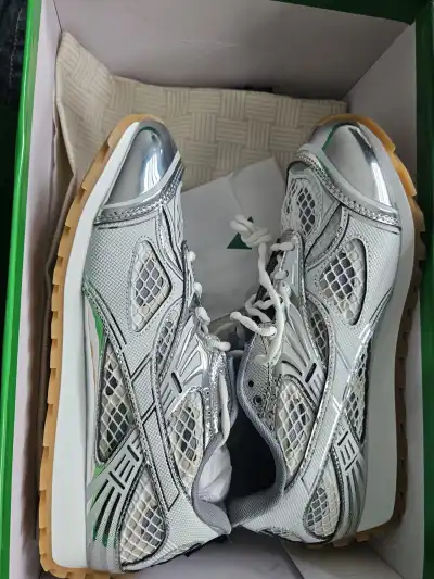 PK God Batch Bottega Veneta Orbit Sneaker Silver review Shaun 03