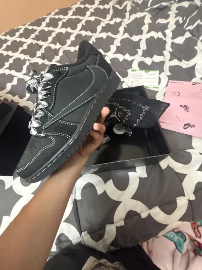 【Flash Sale】Air Jordan 1 Retro Low OG SP Travis Scott Black Phantom DM7866-001 review Bradley Martinez 01