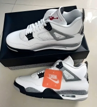 PK God Batch Air Jordan 4 Retro White Cement (2025) FV5029-100 review 0