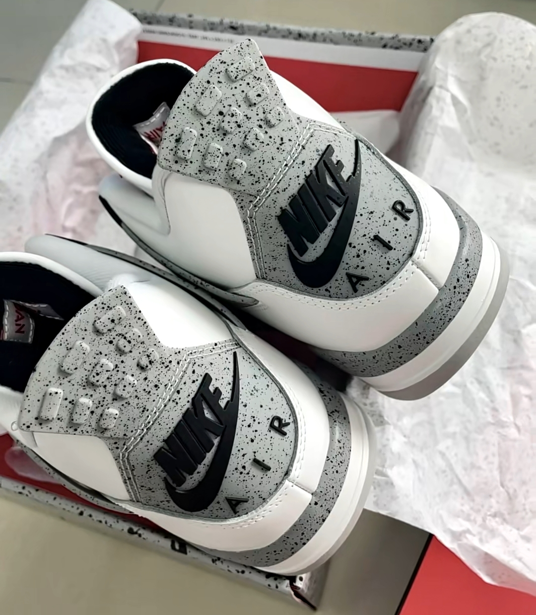 PK God Batch Air Jordan 4 Retro White Cement (2025) FV5029-100 review R*** 01