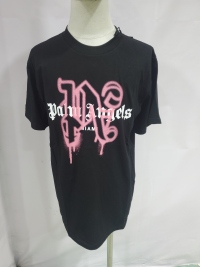Palm Angels Miami Monogram Spray-print T-shirt review 0