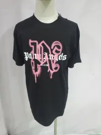 Palm Angels Miami Monogram Spray-print T-shirt review 0