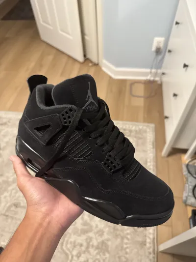 PK God Batch Air Jordan 4 Black Cat CU1110-010 review Zada