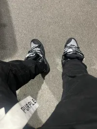 Lanvin Curb Sneaker Black Grey FM-SKRK11-REFL-P2210 review 0