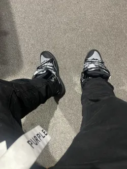 Lanvin Curb Sneaker Black Grey FM-SKRK11-REFL-P2210 review Hector