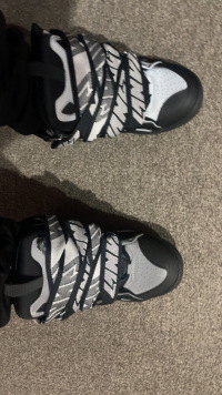 Lanvin Curb Sneaker Black Grey FM-SKRK11-REFL-P2210 review 3