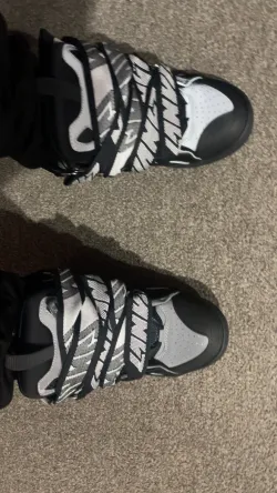 Lanvin Curb Sneaker Black Grey FM-SKRK11-REFL-P2210 review Hector 04