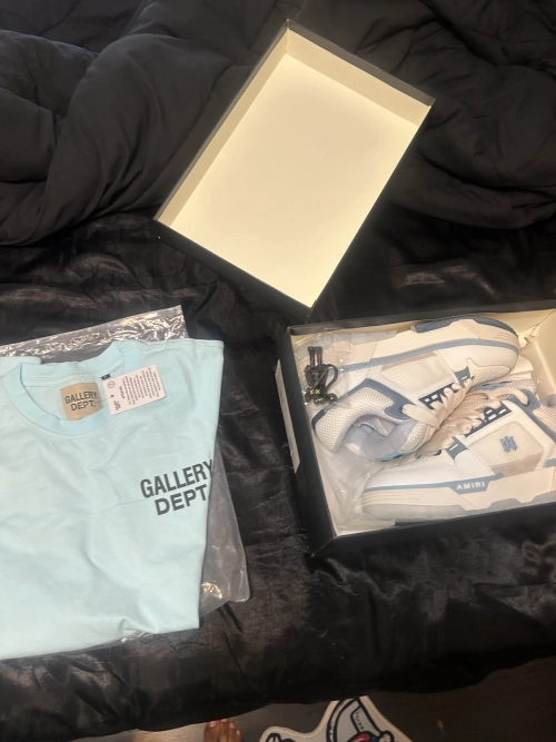 PK God Batch AMIRI White Blue review 