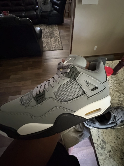 Special offer Batch Air Jordan 4 Retro Cool Gre 308497-007 review 