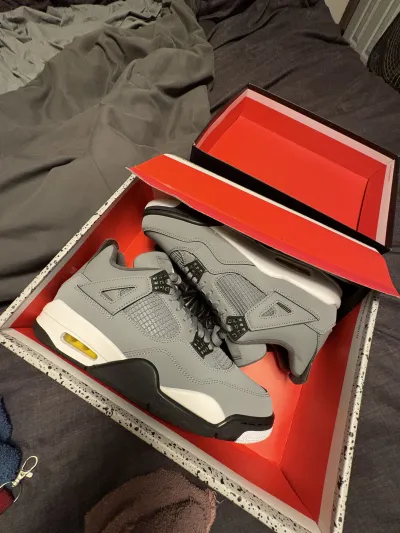 Special offer Batch Air Jordan 4 Retro Cool Gre 308497-007 review jaymac 01