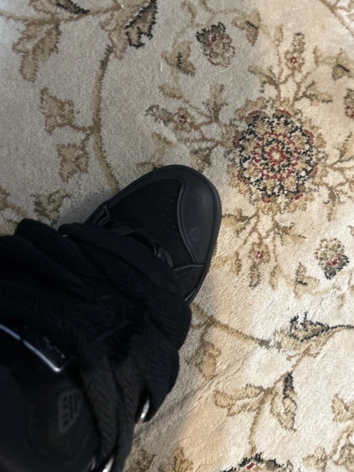 LANVIN Curb Sneakers Black review 