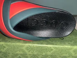 Gucci Rubber Slide 'Green Red' review Deuce 03