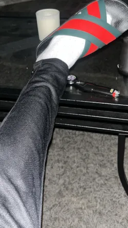 Gucci Rubber Slide 'Green Red' review Deuce 05