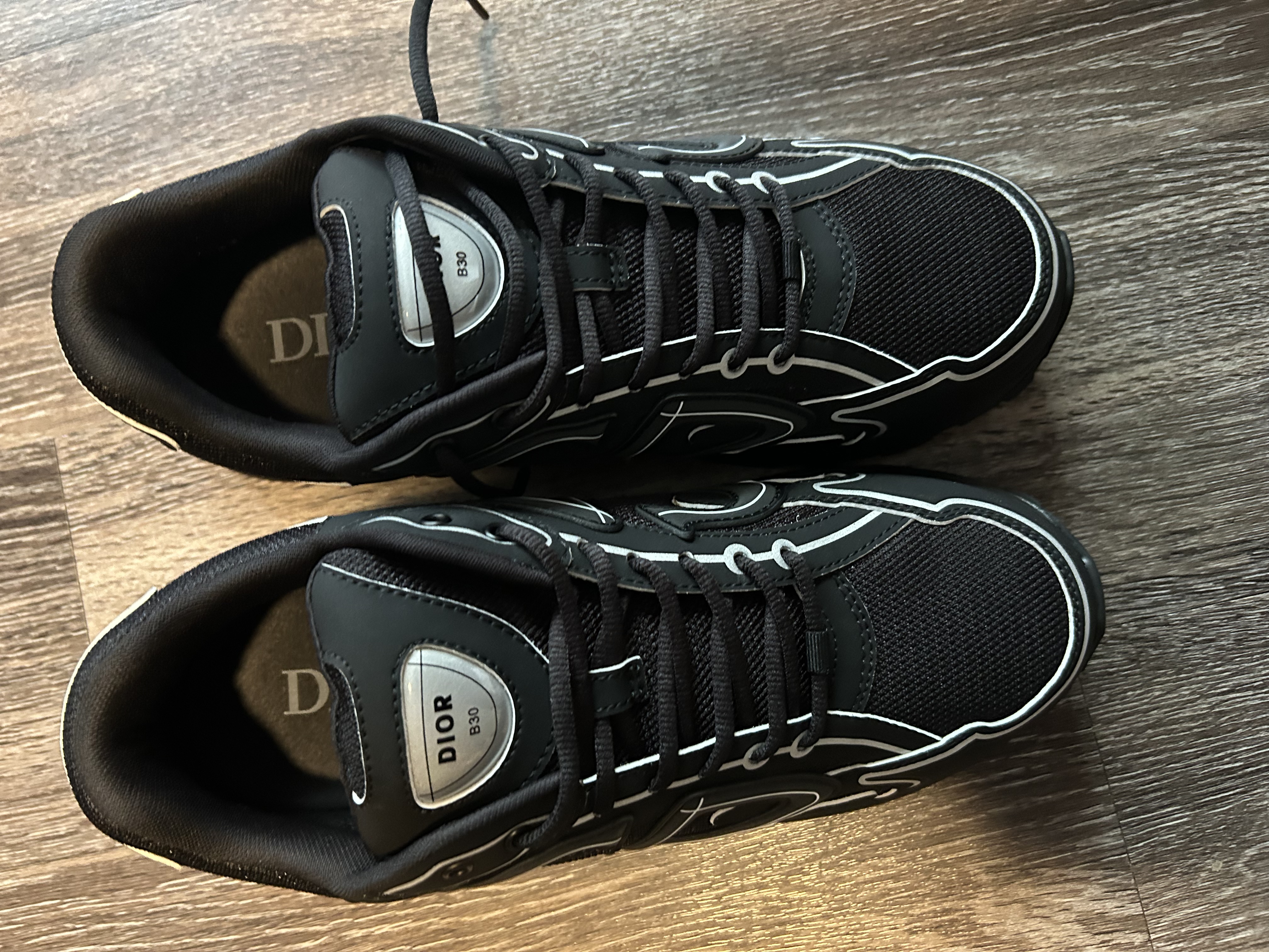 PK God Batch Dior Light Grey 'B30' Sneakers New Reflective 3SN27ZIR-16536 review Aiden 01