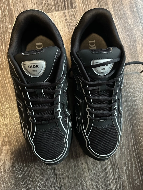 PK God Batch Dior Light Grey 'B30' Sneakers New Reflective 3SN27ZIR-16536 review 