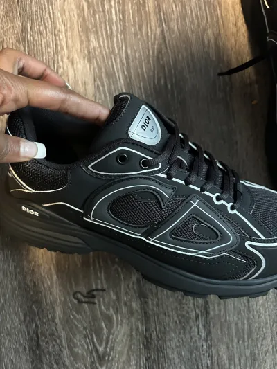 PK God Batch Dior Light Grey 'B30' Sneakers New Reflective 3SN27ZIR-16536 review Aiden 01