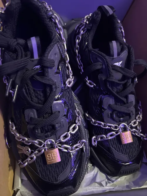 PK God Batch Balenciaga 3XL Sneaker Chain Black 825622W3XPL1882 review 