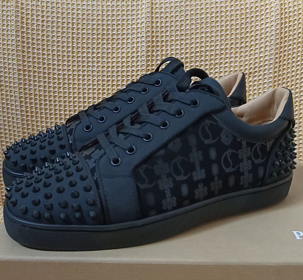 Christian Louboutin Seavaste 2 Orlato Flat 'Black Monogram' review E*** 00