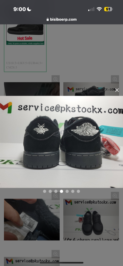 【Flash Sale】Air Jordan 1 Retro Low OG SP Travis Scott Black Phantom DM7866-001 review Lilmanmanwitdaswitch 01
