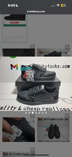 【Flash Sale】Air Jordan 1 Retro Low OG SP Travis Scott Black Phantom DM7866-001 review Lilmanmanwitdaswitch 04