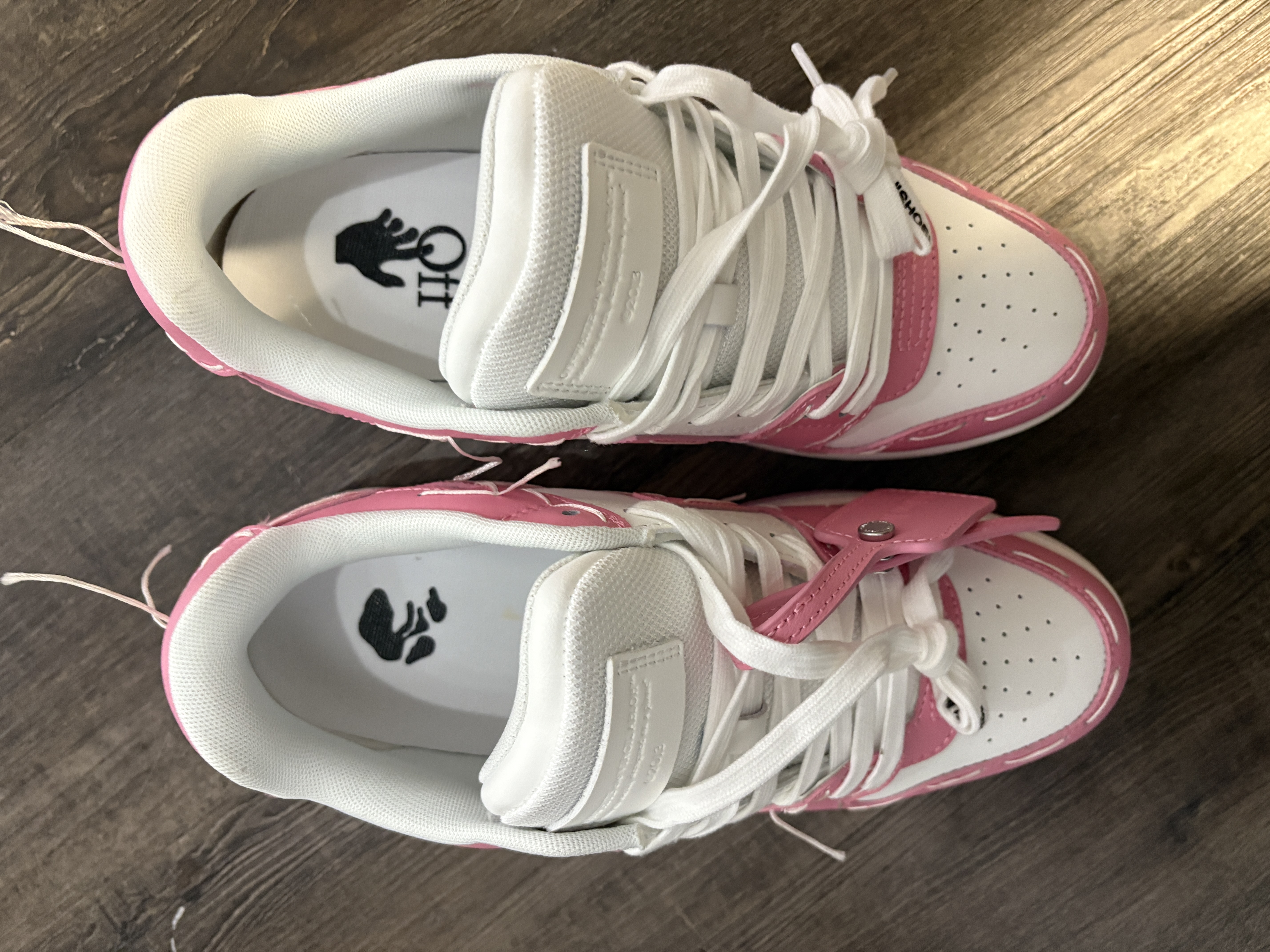 PK God Batch OMIA189S 23LEA333 3333 OFF-WHITE Out Of Pink And White Limit review essentials 01