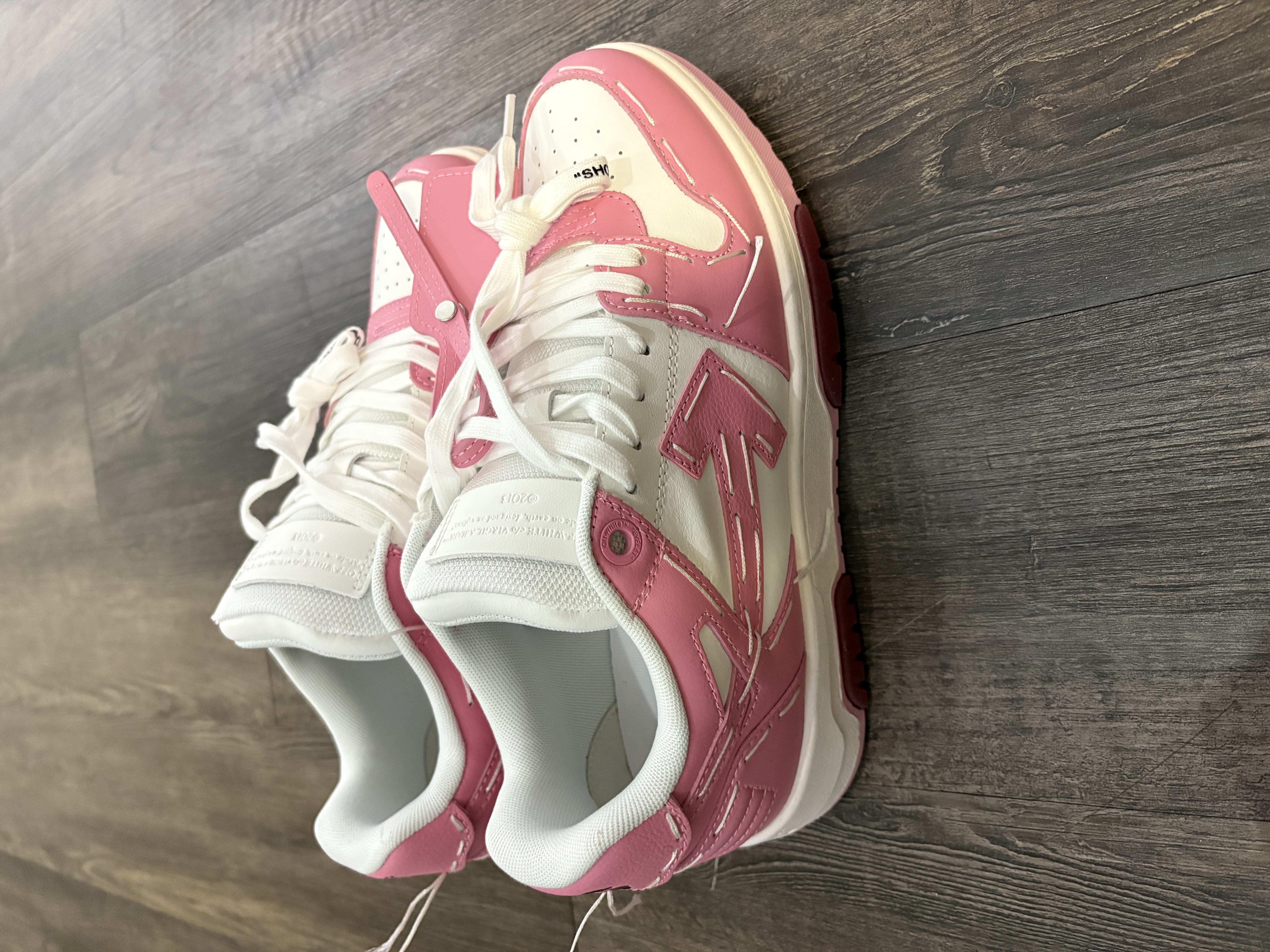 PK God Batch OMIA189S 23LEA333 3333 OFF-WHITE Out Of Pink And White Limit review essentials 03